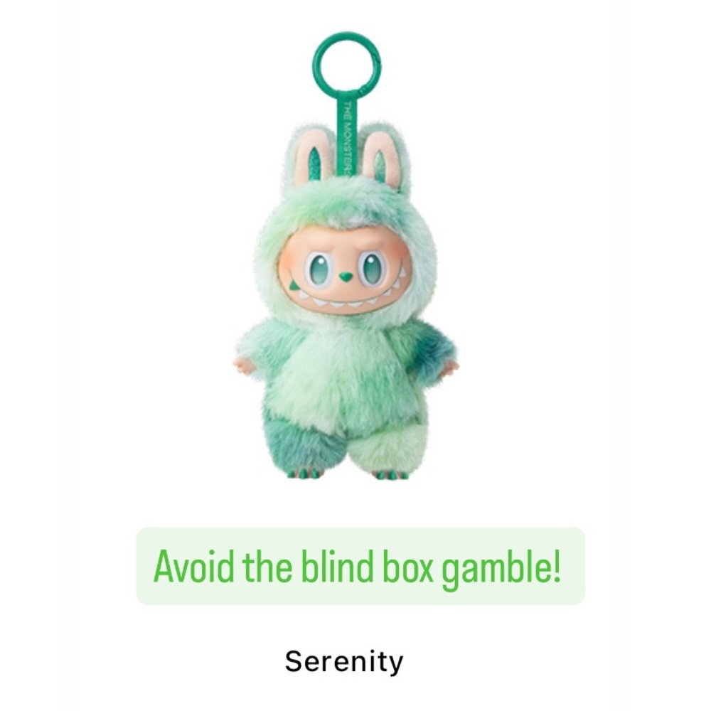 🆕 POP MART THE MONSTERS Big into Energy Series-Vinyl Plush Pendant Box-Serenity